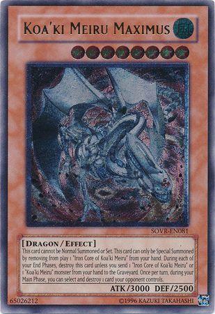Koa'ki Meiru Maximus | Stardust Overdrive | SOVR-EN081 | Ultimate Rare
