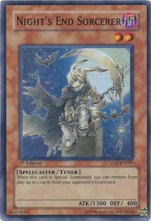 Night's End Sorcerer | Crossroads of Chaos | CSOC-EN087 | Super Rare | 1st