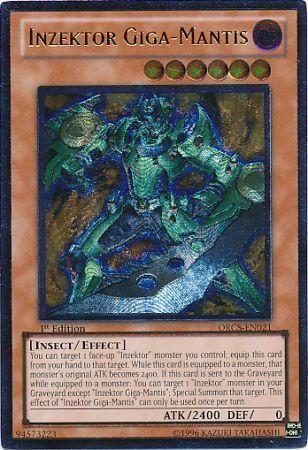 Inzektor Giga-Mantis | Order of Chaos | ORCS-EN021 | Ultimate Rare | 1st