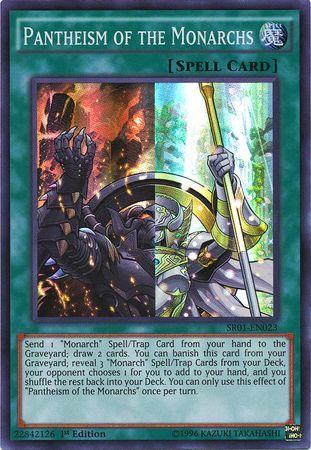 Pantheism of the Monarchs | Emperor of Darkness Structure Deck | SR01-EN023 | Super Rare | 1st