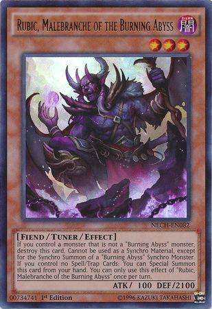 Rubic, Malebranche of the Burning Abyss | The New Challengers | NECH-EN082 | Ultra Rare | 1st