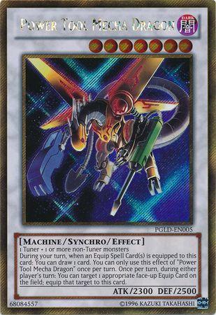 Power Tool Mecha Dragon | Premium Gold | PGLD-EN005 | Gold Secret Rare
