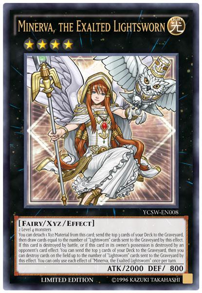 Minerva, the Exalted Lightsworn | Yu-Gi-Oh! Championship Series 2014 Prize Card | YCSW-EN008 | Super Rare