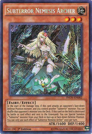 Subterror Nemesis Archer | Invasion: Vengeance | INOV-EN082 | Secret Rare | 1st