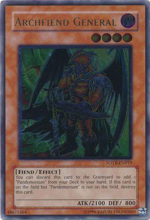 Archfiend General | Force of the Breaker | FOTB-EN019 | Ultimate Rare