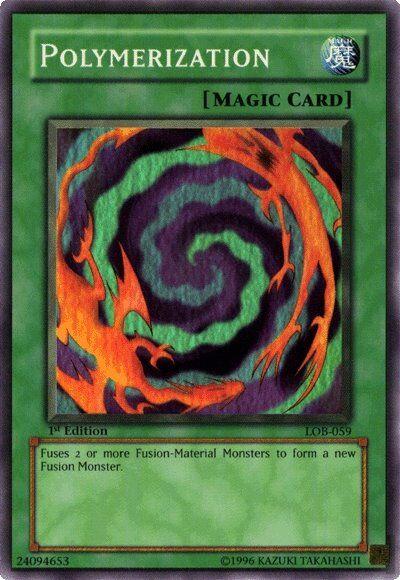 Polymerization | Legend of Blue Eyes White Dragon | LOB-059 | Super Rare | 1st