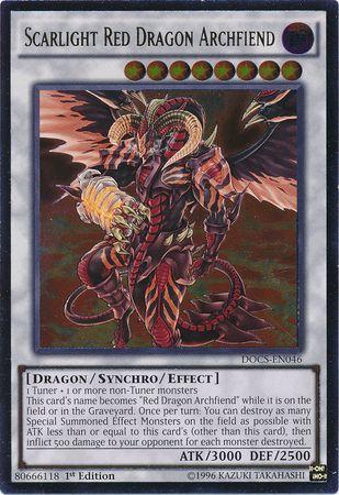 Scarlight Red Dragon Archfiend | Dimension of Chaos | DOCS-EN046 | Ultimate Rare | 1st