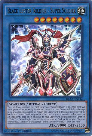 Black Luster Soldier - Super Soldier | Dimension of Chaos | DOCS-EN042 | Ultra Rare | 1st