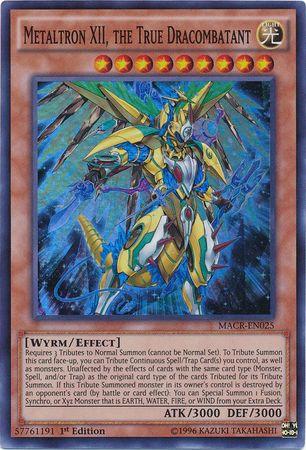 Metaltron XII, the True Dracombatant | Maximum Crisis | MACR-EN025 | Super Rare | 1st