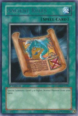 Ancient Rules | Strike of Neos | STON-EN037 | Rare | 1st