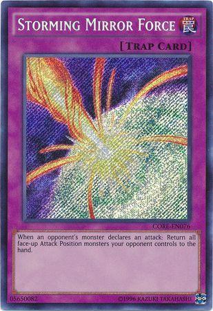 Storming Mirror Force | Clash of Rebellions | CORE-EN076 | Secret Rare