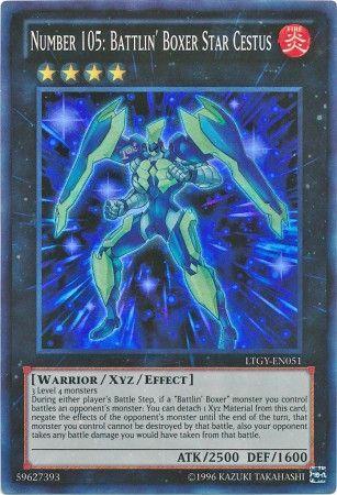 Number 105: Battlin' Boxer Star Cestus | Lord of the Tachyon Galaxy | LTGY-EN051 | Super Rare