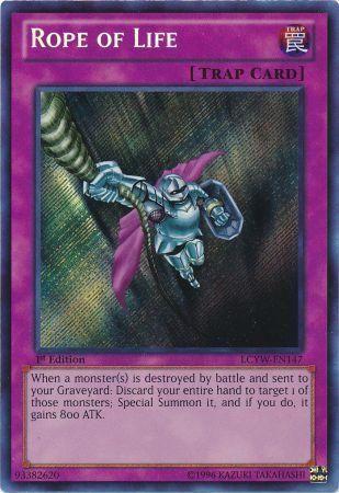 Rope of Life | Legendary Collection 3: Yugi's World Mega Pack | LCYW-EN147 | Secret Rare | 1st