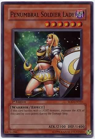 Penumbral Soldier Lady | Soul of the Duelist | SOD-EN033 | Super Rare Ultimate Rare | 1st
