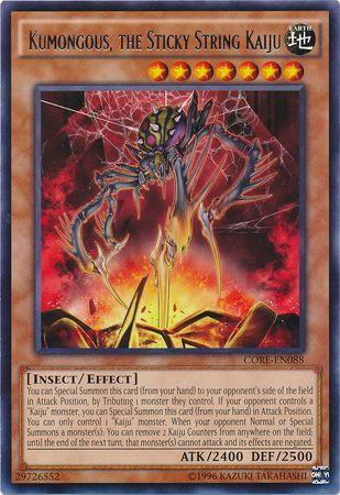 Kumongous, the Sticky String Kaiju | Clash of Rebellions | CORE-EN088 | Rare