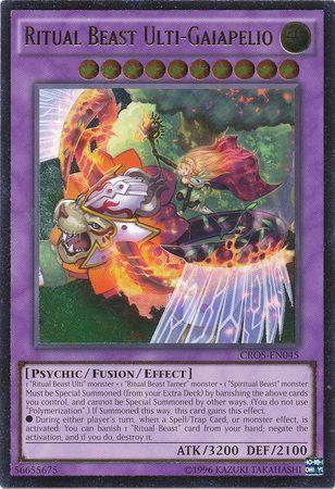 Ritual Beast Ulti-Gaiapelio | Crossed Souls | CROS-EN045 | Ultimate Rare