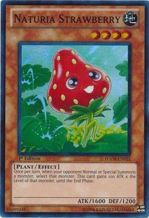 Naturia Strawberry | Hidden Arsenal 4: Trishula's Triumph | HA04-EN021 | Super Rare | 1st
