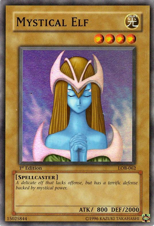 Mystical Elf | Legend of Blue Eyes White Dragon | LOB-062 | Super Rare | 1st