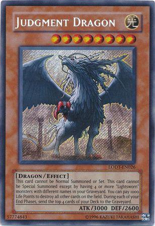 Judgment Dragon | Light of Destruction | LODT-EN026 | Secret Rare