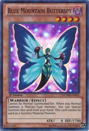 Blue Mountain Butterspy | Number Hunters | NUMH-EN012 | Super Rare | 1st