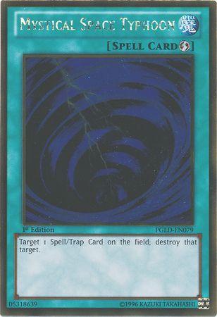 Mystical Space Typhoon | Premium Gold | PGLD-EN079 | Gold Rare | 1st