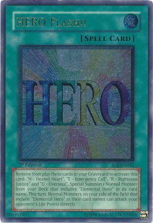 Hero Flash!! | Enemy of Justice | EOJ-EN042 | Ultimate Rare | 1st