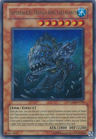 Superancient Deepsea King Coelacanth | Phantom Darkness | PTDN-EN034 | Ultra Rare