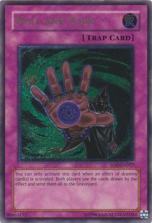Null and Void | Soul of the Duelist | SOD-EN057 | Ultimate Rare