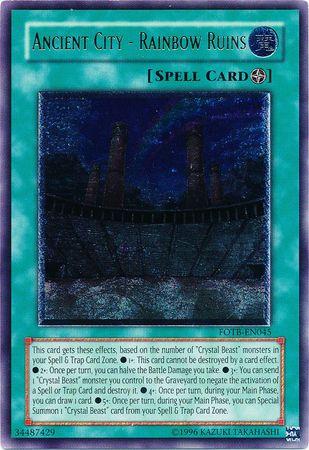 Ancient City - Rainbow Ruins | Force of the Breaker | FOTB-EN045 | Ultimate Rare
