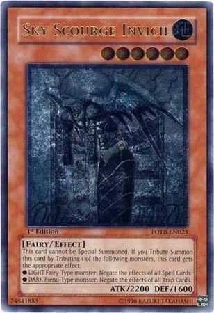 Sky Scourge Invicil | Force of the Breaker | FOTB-EN023 | Ultimate Rare | 1st