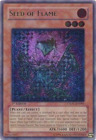 Seed of Flame | Crossroads of Chaos | CSOC-EN081 | Ultimate Rare | 1st