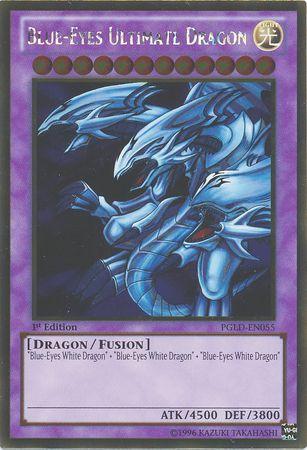 Blue-Eyes Ultimate Dragon | Premium Gold | PGLD-EN055 | Gold Rare | 1st
