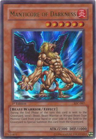 Manticore of Darkness | Invasion of Chaos | IOC-067 | Ultra Rare | 1st