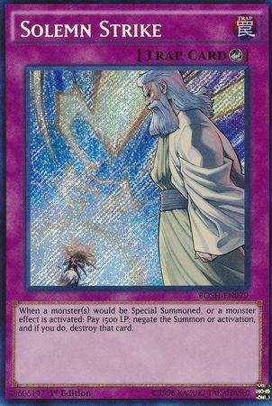 Solemn Strike | Breakers of Shadow | BOSH-EN079 | Secret Rare | 1st