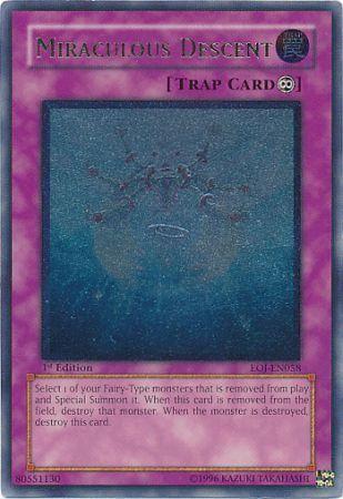 Miraculous Descent | Enemy of Justice | EOJ-EN058 | Ultimate Rare | 1st