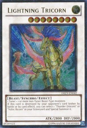 Lightning Tricorn | Duelist Revolution | DREV-EN042 | Ultimate Rare