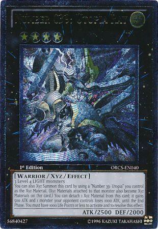 Number C39: Utopia Ray | Order of Chaos | ORCS-EN040 | Ultimate Rare | 1st