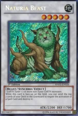 Naturia Beast | Hidden Arsenal 2 | HA02-EN026 | Secret Rare | 1st