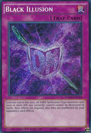 Black Illusion | Yugi's Legendary Decks | YGLD-ENC00 | Secret Rare