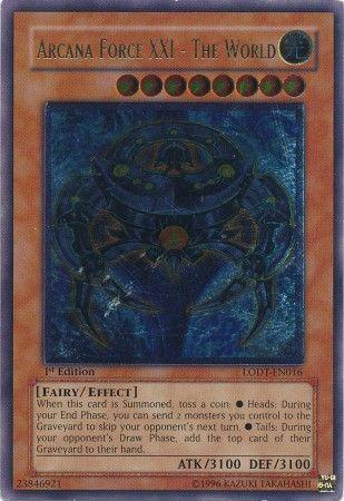 Arcana Force XXI - The World | Light of Destruction | LODT-EN016 | Ultimate Rare | 1st