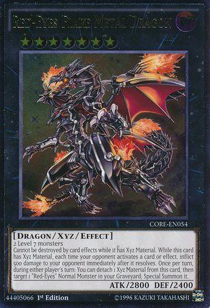 Red-Eyes Flare Metal Dragon | Clash of Rebellions | CORE-EN054 | Ultimate Rare | 1st