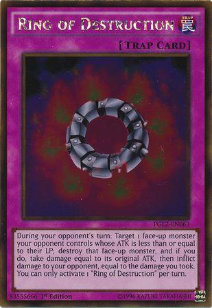 Ring of Destruction | Premium Gold: Return of the Bling | PGL2-EN063 | Gold Rare | 1st