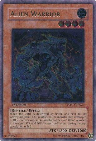 Alien Warrior | Power of the Duelist | POTD-EN027 | Ultimate Rare | 1st