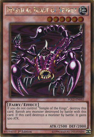 Mystical Beast of Serket | Premium Gold: Return of the Bling | PGL2-EN032 | Gold Rare | 1st