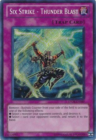 Six Strike - Thunder Blast | Storm of Ragnarok | STOR-EN089 | Secret Rare