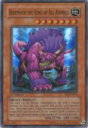 Behemoth the King of All Animals | Flaming Eternity | FET-EN014 | Super Rare Ultimate Rare | 1st