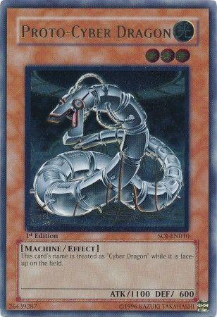 Proto-Cyber Dragon | Shadow of Infinity | SOI-EN010 | Ultimate Rare | 1st