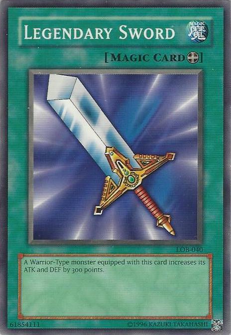 Legendary Sword | Legend of Blue Eyes White Dragon | LOB-040 | Short Print