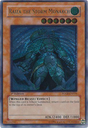 Raiza the Storm Monarch | Force of the Breaker | FOTB-EN026 | Ultimate Rare | 1st