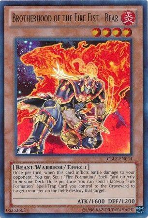 Brotherhood of the Fire Fist - Bear | Cosmo Blazer | CBLZ-EN024 | Ultra Rare